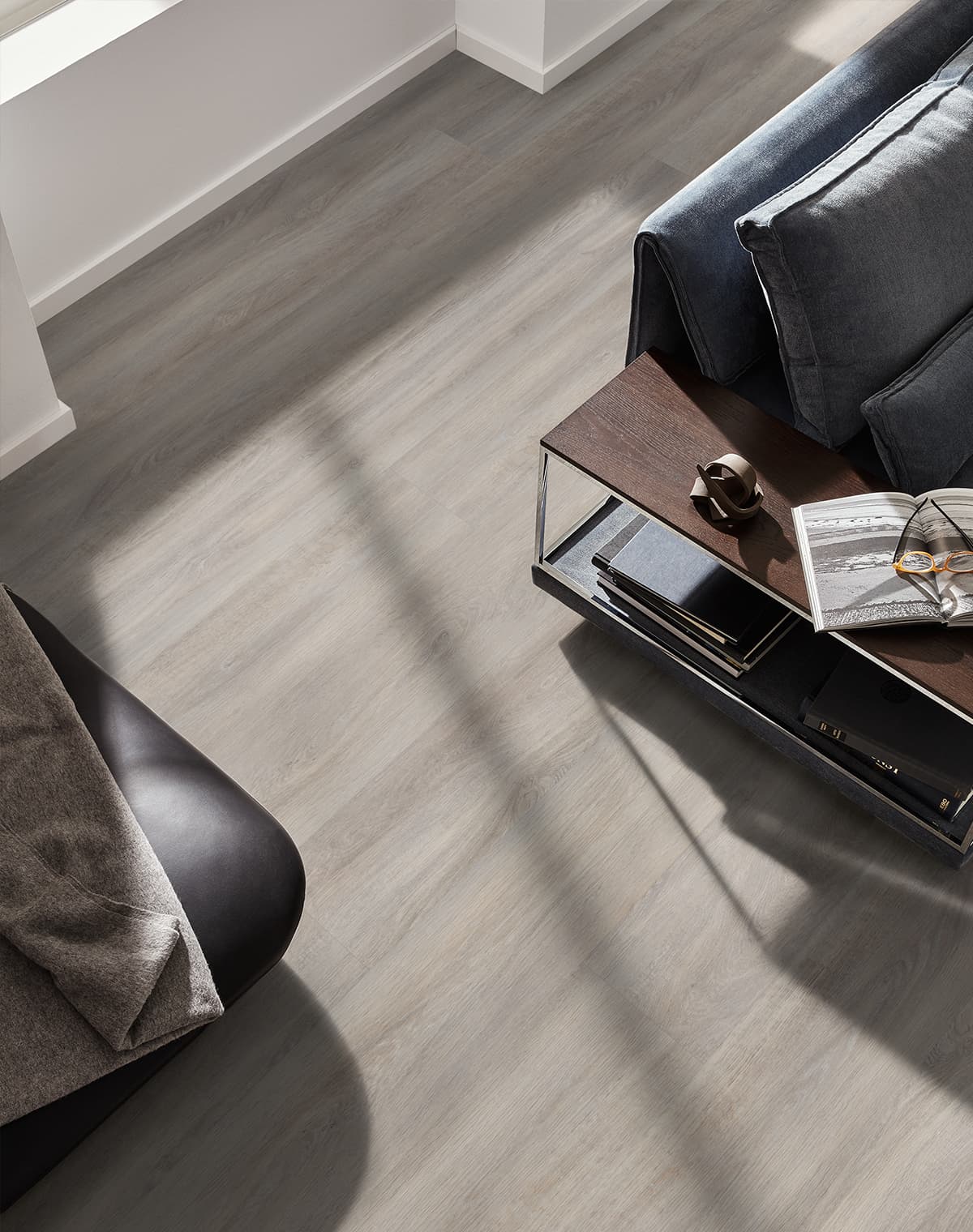 Vinylboden mit Holzoptik im Wohnzimmer